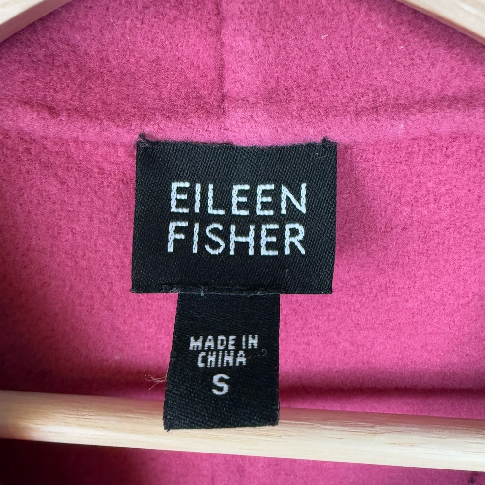 Eileen Fisher Wool and Cashmere Blazer Open Front Jacket Size Smal - Picture 2 of 7